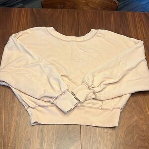 SOLD Free People Peach Backless Sweatshirt